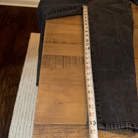 Ruby Rd. Dark Gray black pull on Jeans 10P EUC! - Picture 7 of 7